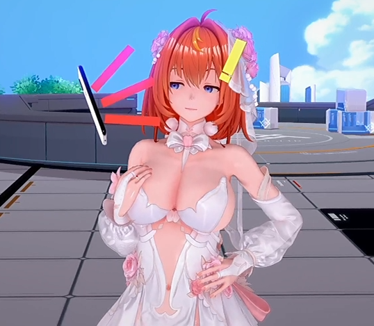 [MMD]Downloadscfrylhy：花嫁苔丝sex[440M]