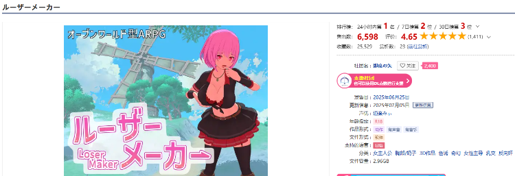 【日式ARPG】[3D]ルーザーメーカー Ver1.10 DL日文原版