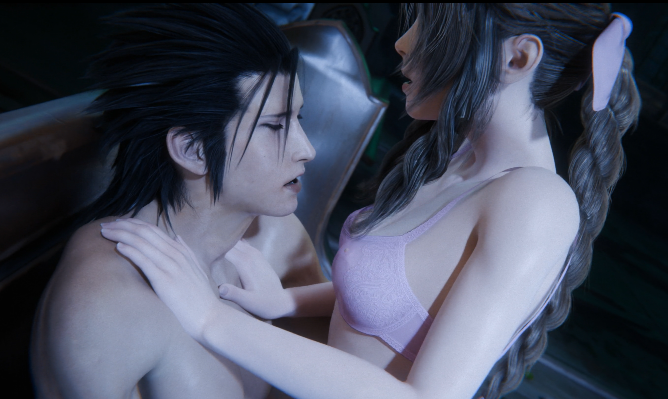 [3D]Aries' Possession 2507：Zack &amp; Aerith-Reunion 爱丽丝 性感女神骑乘爆肏中出[1.2G]
