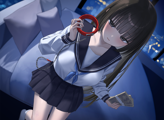 RJ01389258 时薪1万日元!被阴郁冷艳系JK收养的兼职 【8V4.13G】
