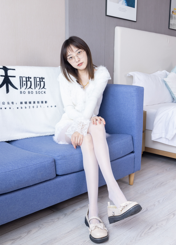 [BoBoSocks袜啵啵] NO.490 稚予 - 皮鞋、薄白丝 【161P1V1.4G】