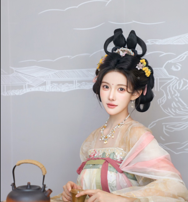 秀人极品女神-梨霜儿-原版无水古风私拍  唐装（112P,2.1G）