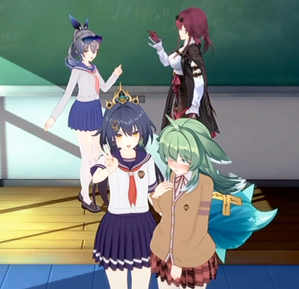 [MMD]帕door菲利斯 9月18星铁校园全裸登校日乱交淫趴3+4[330M]