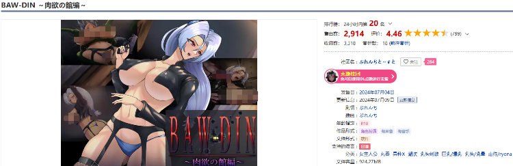 【日式RPG】BAW-DIN ~肉欲の館編~ AI汉化版