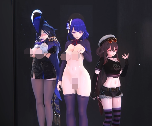[MMD]LikeHugeB 9月5 抖音风雷电将军的性活日常[340M]