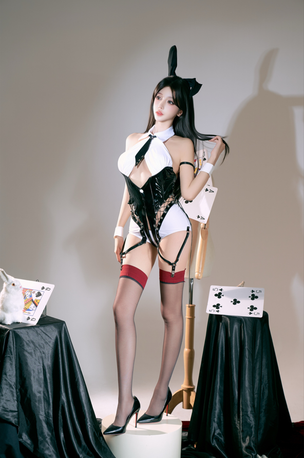 过期米线线喵 NO.177 兔女郎 新【49P128M】