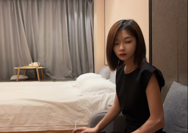 【尹志平】娇小苗条短头发风格的妹子，看着胸不小脾气倒挺大