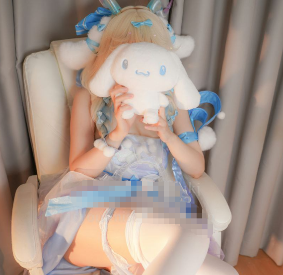 铃木美咲 王者荣耀瑶大耳狗cos自慰
