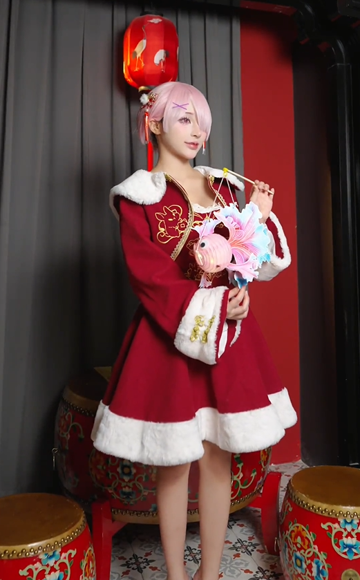 yuumeilyn～拉姆 旗袍Cosplay② 【9V380M】