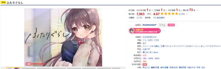 【同居养成SLG】 同居生活 ふたりぐらし Ver1.312 精翻汉化版