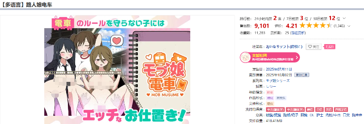 【互动SLG】路人娘电车 Ver1.45 DL官方中文版