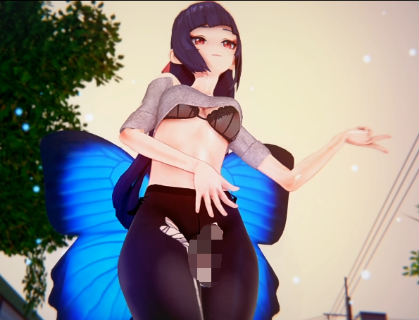 [MMD]zzzwen：云堇Rainbow  A insect[740M]