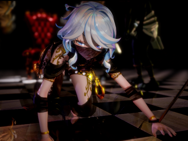 [MMD]Gerrry：芙芙不只是在走路Furina not just Walking[1.4G]