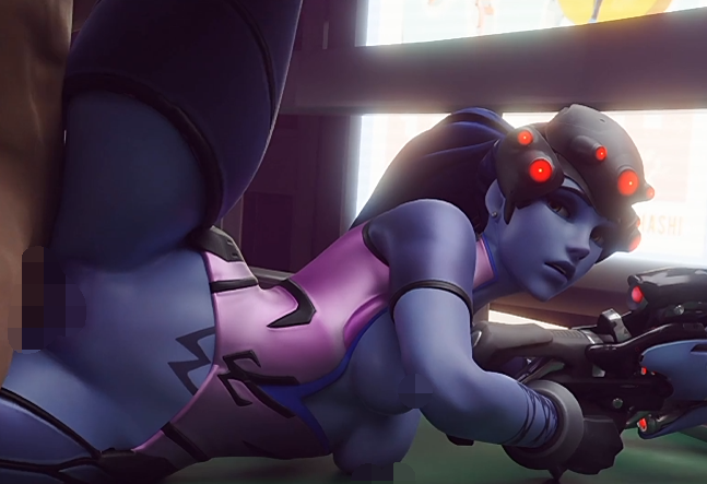 [3D]Srasoni 2507-09：天使+D.Va+猎空+黑百合 性感御姐黑色巨根激情爆肏[1.4G]
