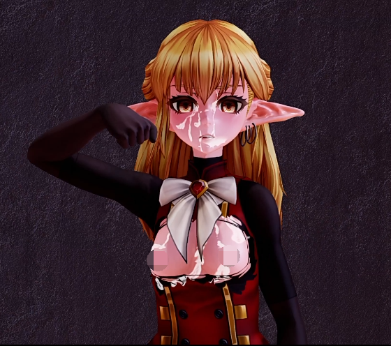 [MMD]inwerwm：ゼアヒルド Conquerorぶっかけ_長[670M]