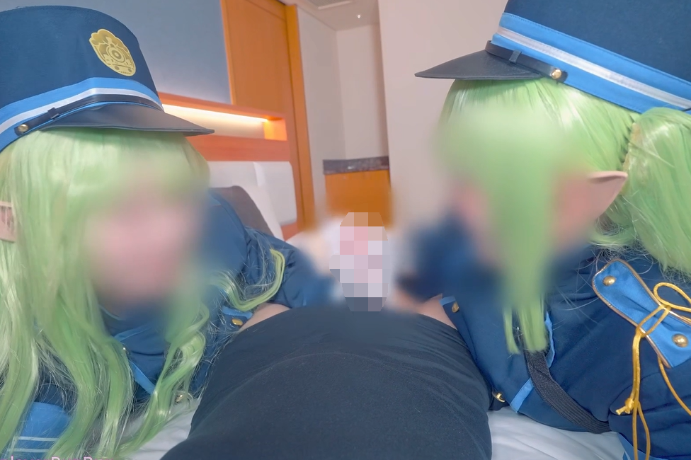 CosplayerBunBun - 碧蓝档案 橘希望✘橘光明Cosplay 【1V3.12G】
