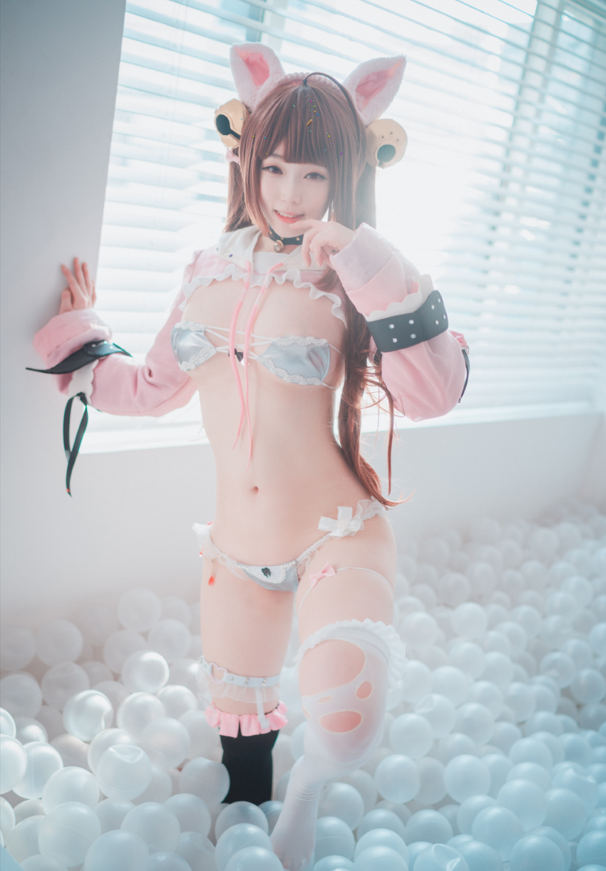 DJAWA Bambi밤비 - Candy Jelly Love 黑白丝袜双马尾 【45P315M】