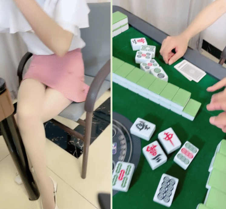 ⭐情欲麻将⭐与身材不错的小少妇打麻将，打着打着就操了起来！646.97M