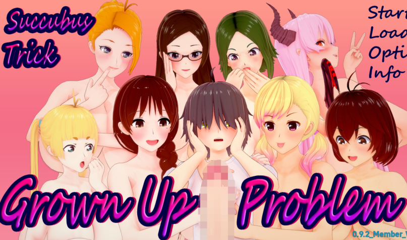 [日式SLG/汉化] 魅魔伎俩：成长问题 Succubus Trick: Grown Up Problem v0.9.2 [PC+安卓/3.8G]
