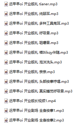 迟早早oi  开业舰长 合集 242M百度盘