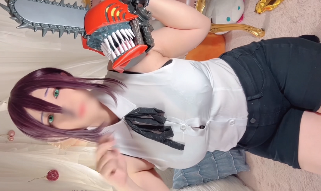 riorio0701系列 - 电锯人 蕾塞Cosplay 【2V1.44G】