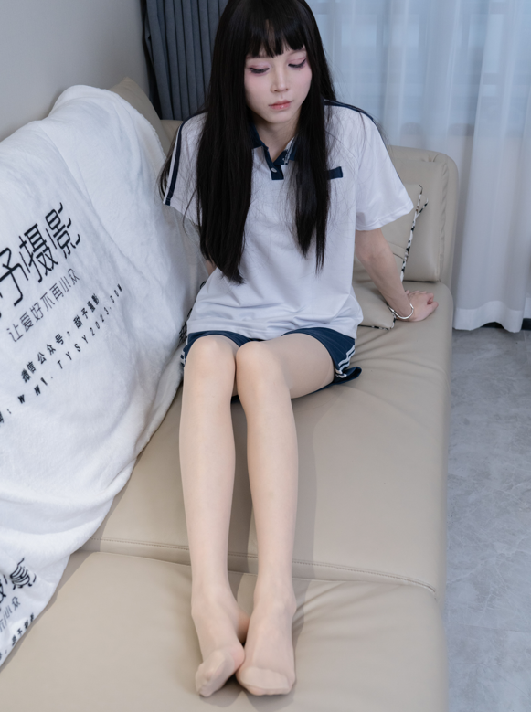甜予摄影 - 珞珞 - 板鞋短裤薄肉丝美腿 【134P1V1.9G】