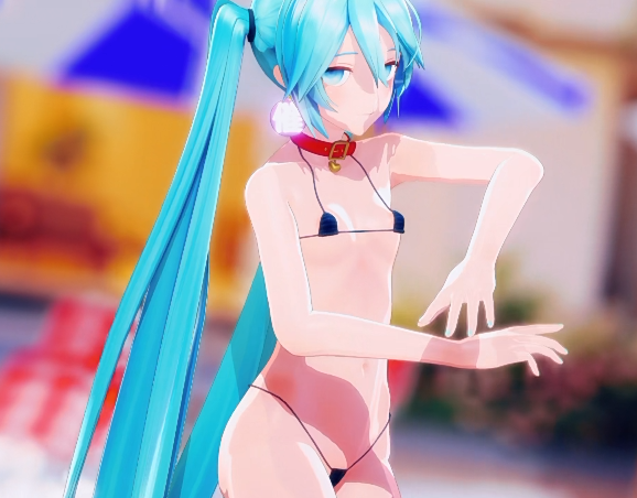 [FioraMMD] 8月8 エロ競泳水着のミクさんでGimme×Gimme by Ero swi[2.9G]