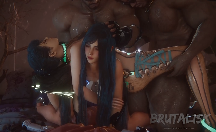 Brutalisk 2510：伊芙+渡鸦+爱丽丝+蒂法 性感女神姐妹花激情双飞[4.2G]