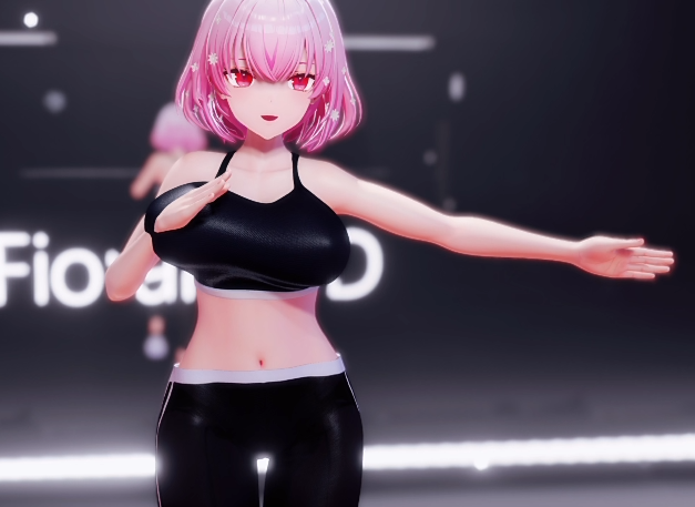 [MMD]FioraMMD 10月27 催眠SexDance スポーツウェアなカ〇オペ[2.8G]