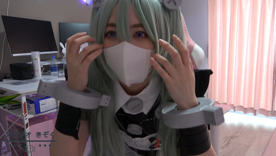 【新】スタジオきぞく 初音女仆？cos 足交啪啪【有码 2V 6.72GB】