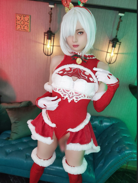 【极品小男娘】Ran Mikazuki - 2B (Christmas) 【8P 1V  557MB】
