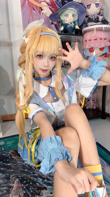 【新 完整版】白栎Shirly - 琴音 打歌服 (偶像大师) 【88P 15V 3.84GB】