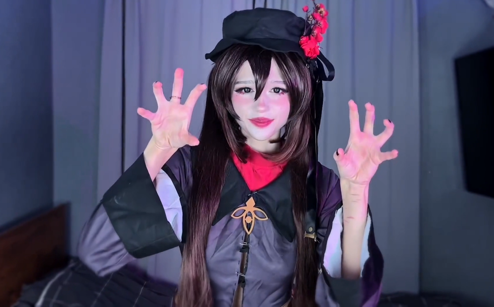 YourLittleMai 胡桃cos 肉丝 【1V 738MB】