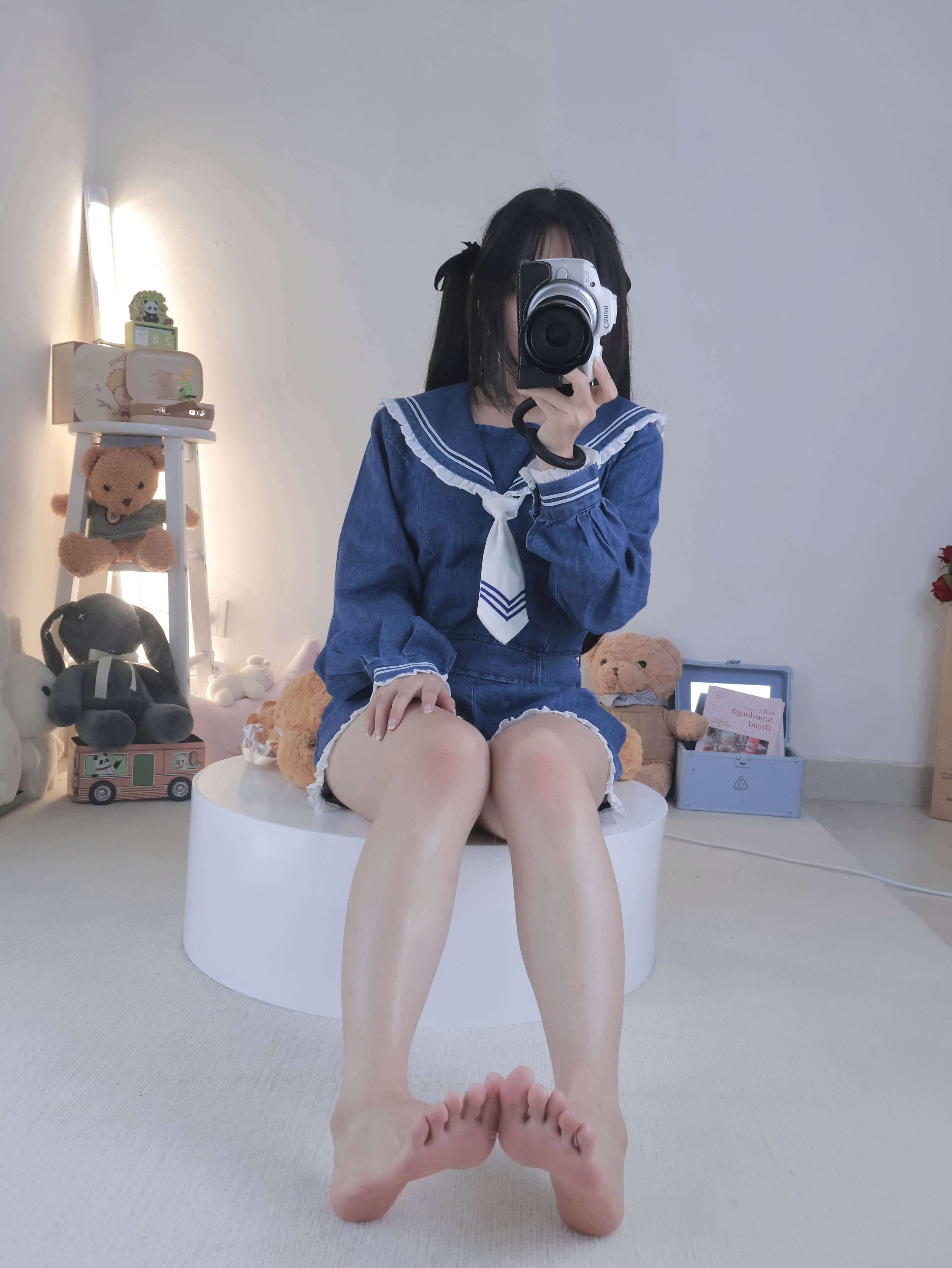 【新】抖音小羊蛋卷-jk少女+爱丽丝+白丝牛仔水手【33P】【202MB百度云】