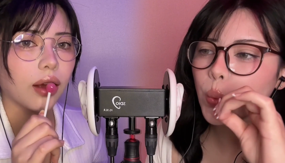 ASMR_Memuchu_同时用双耳感受到咕噜咕噜的声音…通过3Dio耳机感受到的棒棒糖舔舐声🍭_1V314M百度盘