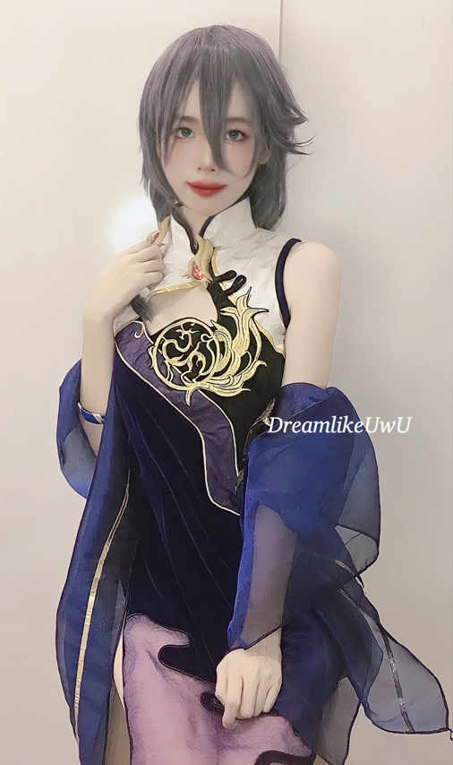 DreamlikeUwU 崩坏三 符华Cosplay 【9P1V308M】