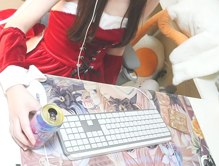 陽田鞠らいね 2025.12.24   nico メリークリスマス🎄💕ミニスカらいねサンタと晩酌しよ？🎅🍻1V529M 百度盘
