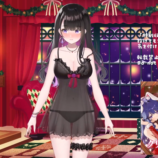 恋乃夜舞 2025.12.25   tc くりすます💗耳舐め・服脱ぎ💗pixivみる！（よっぱらい）まいの配信 1V850M百度盘
