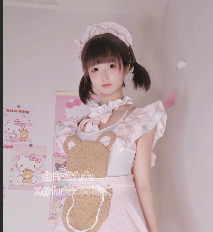 极品萝莉-曲奇软fufu-小熊女仆🍰（39P,2V,154M）