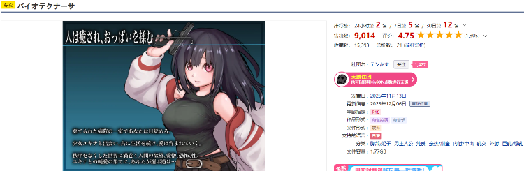 【日式RPG】バイオテクナーサ Ver1.05 精翻汉化版