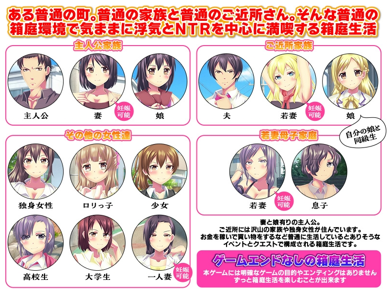 【日式RPG】普通の浮気とNTR生活シミュレーター AI汉化版