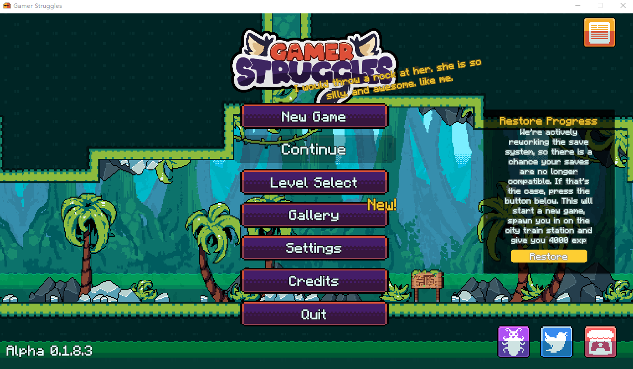【像素ACT】Gamer Struggles Ver0.1.8.3 英文版[生肉]