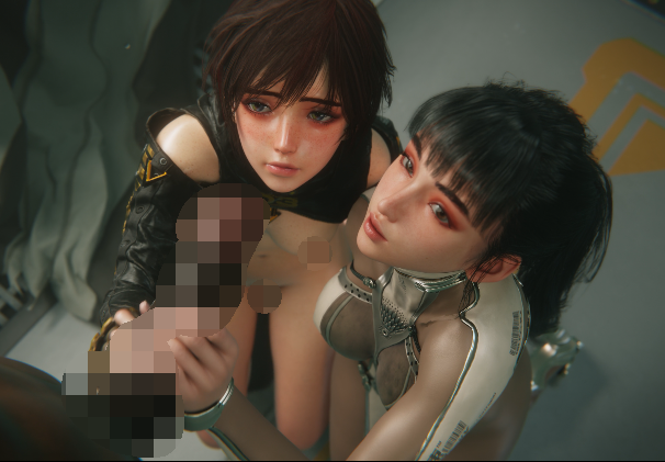 [3D]Madruga3D 2512：Eve and Lily Fucked 伊芙&amp;莉莉 性感女神姐妹花激情双飞[460M]