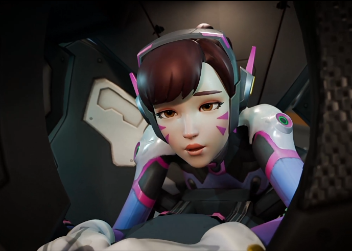 QOC 2512：D.VA Mech-Stuck 性感少女黑色超巨根侵犯中出[180M]