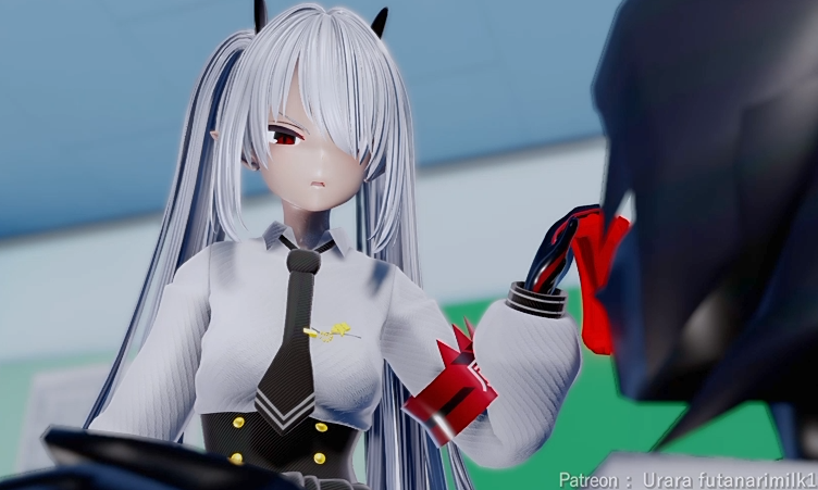 [MMD]3Dふたなり共和国 (うらら)] 11月14厳格なふたなり風紀委[1.2G]
