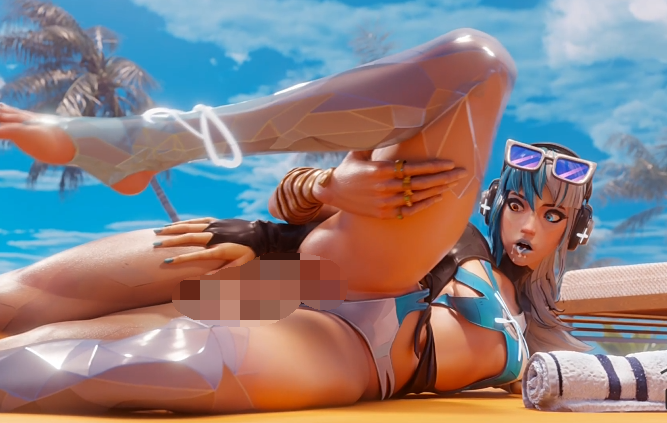 [3D]TheCount 2512：Psy X Luna P1 灵蝶&amp;冰月花雪 性感姐妹花激情双飞[369M]