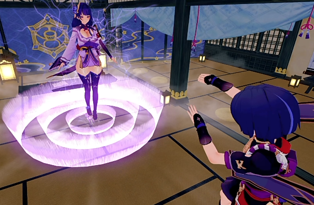 [MMD]喵喵喵 12月28 散兵手握雷电人偶影人格[490M]