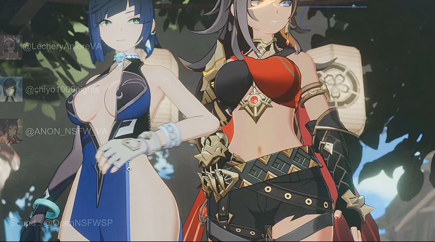 【3D动画/无修】DepiK 12月21日 Yelan and Dehya [度盘/2V+1.2GB]