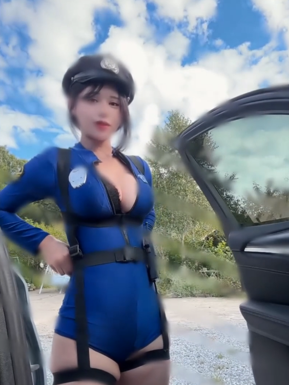 seo_ahn 서안 高颜值 巨乳韩妹 cos女警