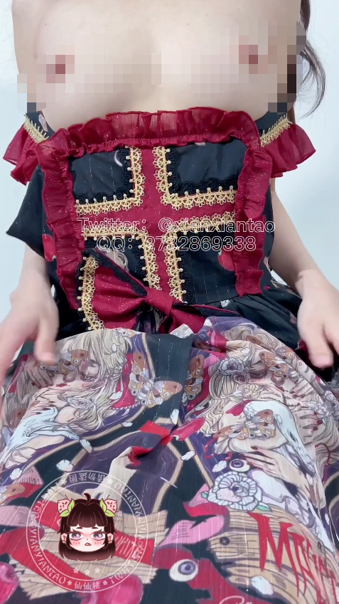 仙仙桃 Lolita-Doll：Isomers哥特印花